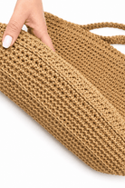 Maggie Raffia Tote Doğal Dokulu Omuz Çantası - 5