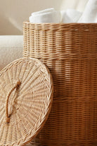 Minty Rattan Organizer Sepet - 1