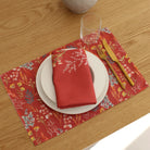 KM Home Collection-2'li Set Bahar Bahçesi Temalı Peçete-Peçete-2-Milagron.com