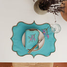 KM Home Collection-2’li Set Bahar Dalı İşlemeli Pamuk Amerikan Servis-Sunum Aksesuarları-1-Milagron.com