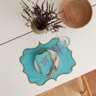 KM Home Collection-2’li Set Bahar Dalı İşlemeli Pamuk Amerikan Servis-Sunum Aksesuarları-2-Milagron.com