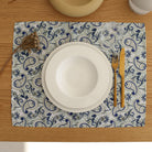 KM Home Collection-2'li Set Çiçek Motifli Amerikan Servis-Sunum Aksesuarları-2-Milagron.com