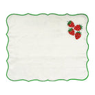 KM Home Collection-2'li Set Çilek İşlemeli Pamuk Amerikan Servis-Sunum Aksesuarları-1-Milagron.com