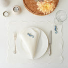 KM Home Collection-2'li Set Deniz Atı İşlemeli Keten Peçete-Peçete-2-Milagron.com