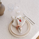 KM Home Collection-2'li Set Elma Temalı Peçetelik-Peçete-2-Milagron.com