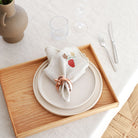 KM Home Collection-2'li Set Elma Temalı Peçetelik-Peçete-5-Milagron.com