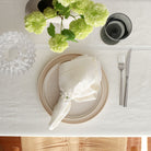 KM Home Collection-2'li Set Kristal Çiçek Motifli Peçetelik-Peçete-4-Milagron.com