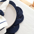 KM Home Collection-2'li Set Lacivert Halatlı Peçetelik-Peçete-4-Milagron.com