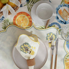 KM Home Collection-2'li Set Limon İşlemeli Pamuk Peçete-Peçete-5-Milagron.com