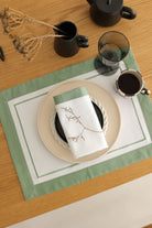 KM Home Collection-2'li Set Mint Peçete-Sunum Aksesuarları-2-Milagron.com