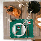 KM Home Collection-2'li Set Noel Şapkası Temalı Pamuk Peçete-Peçete-2-Milagron.com