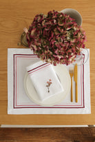 KM Home Collection-2'li Set Rosé Peçete-Sunum Aksesuarları-1-Milagron.com
