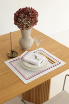 KM Home Collection-2'li Set Rosé Peçete-Sunum Aksesuarları-4-Milagron.com