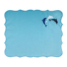 KM Home Collection-2'li Set Yunus İşlemeli Pamuk Amerikan Servis-Sunum Aksesuarları-1-Milagron.com