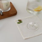 KM Home Collection-4'lü Set Kiraz El İşlemeli Kokteyl Peçete-Peçete-2-Milagron.com