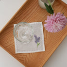 KM Home Collection-4'lü Set Lavanta El İşlemeli Kokteyl Peçete-Peçete-3-Milagron.com