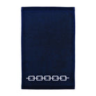 KM Home Collection-Beyaz Zincir İşlemeli Pamuk El Havlusu-Havlu & Peştamal-1-Milagron.com