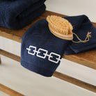 KM Home Collection-Beyaz Zincir İşlemeli Pamuk El Havlusu-Havlu & Peştamal-4-Milagron.com