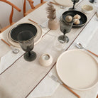 KM Home Collection-Douce Taş Renkli Keten Runner-Runner-3-Milagron.com