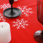 KM Home Collection-Kar Tanesi İşlemeli Pamuk Runner-Runner-5-Milagron.com