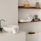 KM Home Collection-Karanfil İşlemeli Pamuk Vücut Havlusu-Havlu & Peştamal-2-Milagron.com