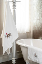 KM Home Collection-Kuş İşlemeli Pamuk El Havlusu-Havlu & Peştamal-5-Milagron.com