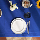 KM Home Collection-Lacivert Renkli Pamuk Masa Örtüsü-Masa Örtüleri-6-Milagron.com