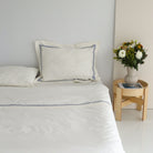 KM Home Collection-Lacivert Şeritli Nevresim Takımı-Nevresim Takımı-3-Milagron.com