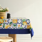 KM Home Collection-Limon Desenli Masa Örtüsü-Masa Örtüleri-2-Milagron.com