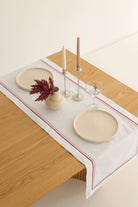 KM Home Collection-Rosé Pamuk Runner-Masa Örtüleri-3-Milagron.com