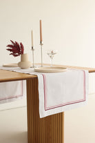 KM Home Collection-Rosé Pamuk Runner-Masa Örtüleri-4-Milagron.com