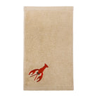 KM Home Collection-Yengeç İşlemeli Pamuk El Havlusu-Havlu & Peştamal-1-Milagron.com