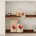 KM Home Collection-Yengeç İşlemeli Pamuk El Havlusu-Havlu & Peştamal-2-Milagron.com