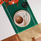 KM Home Collection-Yeşil Renkli Pamuk Runner-Runner-3-Milagron.com