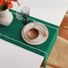 KM Home Collection-Yeşil Renkli Pamuk Runner-Runner-5-Milagron.com