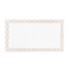 KM Home Collection-Zincir İşlemeli Ayak Havlusu-Havlu & Peştamal-1-Milagron.com