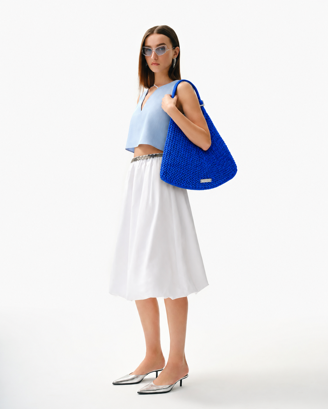 KNTLGY-Kntlgy Cobalt Loop Bag-Accessory-2-Milagron.com