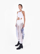 Kntlgy White Halter Neck T-Shirt