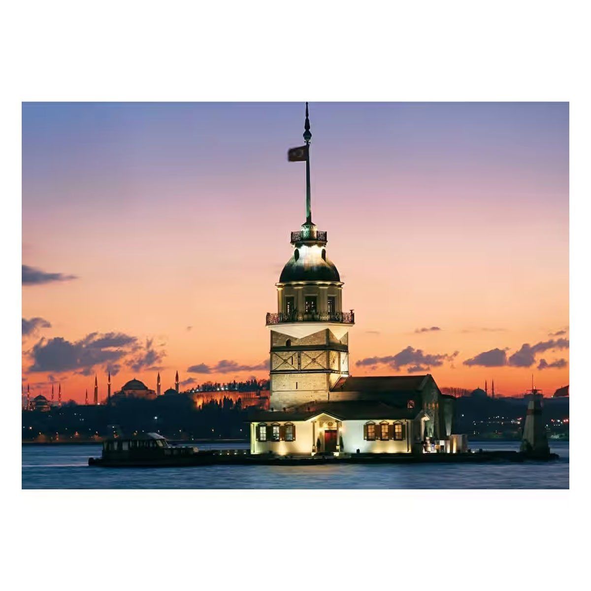 KS Puzzle-20059 Kız Kulesi Gün İstanbul 500 Parça Puzzle Ks Puzzle-Puzzle-2-Milagron.com