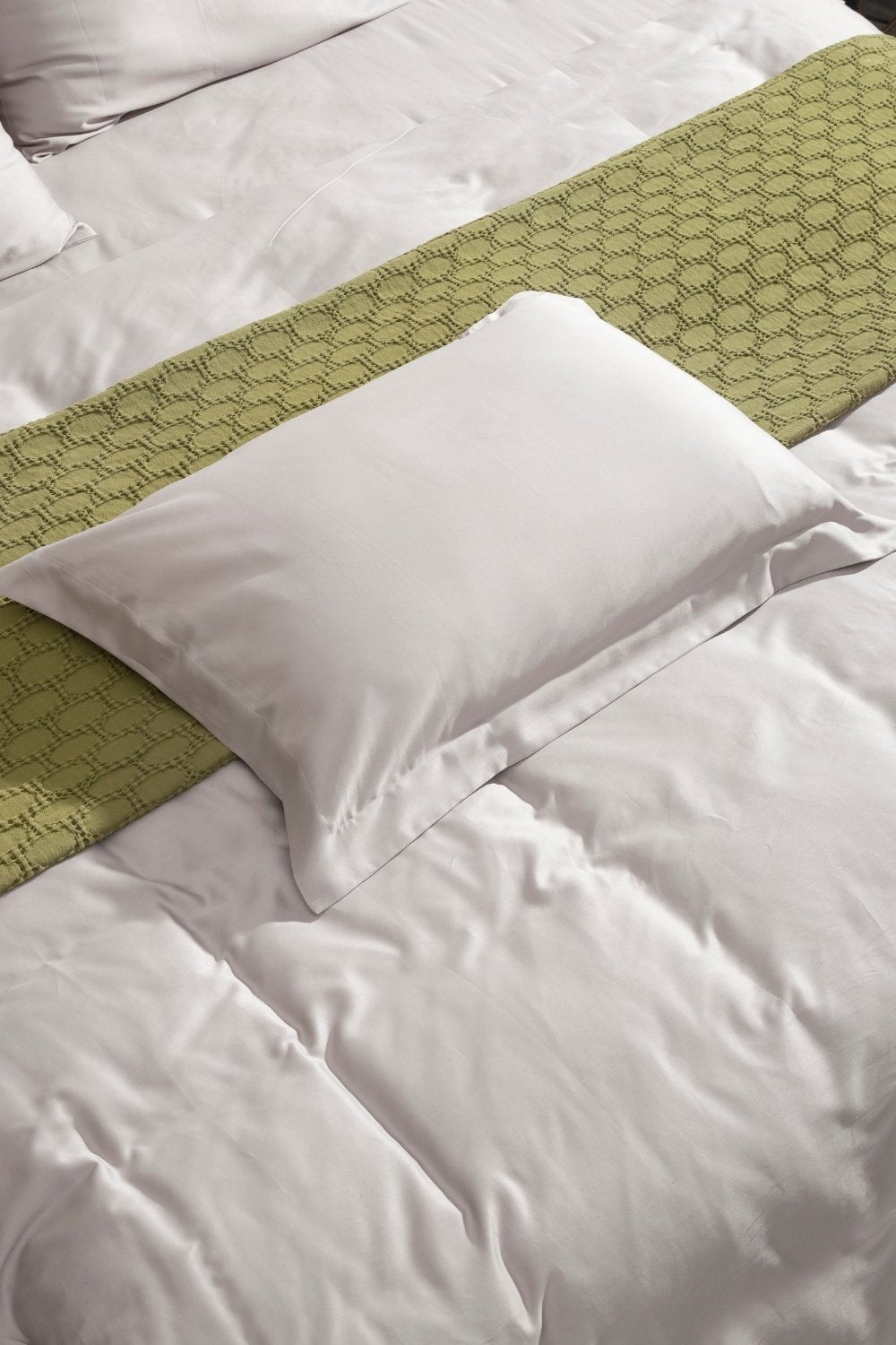 Kaay-Kaay Pamuk Saten Yastık Kılıfı Dahil Nevresim Seti 160x220 Tek Kişilik Gri-Nevresim Takımı-2-Milagron.com