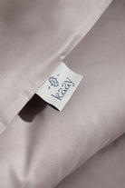 Kaay-Kaay Pamuk Saten Yastık Kılıfı Dahil Nevresim Seti 160x220 Tek Kişilik Gri-Nevresim Takımı-5-Milagron.com