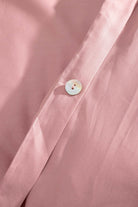 Kaay-Kaay Pamuk Saten Yastık Kılıfı Dahil Nevresim Seti 200x220 Çift Kişilik Pembe-Nevresim Takımı-5-Milagron.com