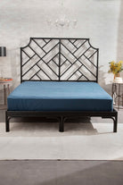 Kaay-Kaay Premium Lastikli Çarşaf Dahil Nevresim Takımı 200x220 Çift Kişilik Lacivert-Nevresim Takımı-3-Milagron.com