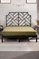 Kaay-Kaay Premium Lastikli Çarşaf Dahil Nevresim Takımı 200x220 Çift Kişilik Yağ Yeşili-Nevresim Takımı-2-Milagron.com