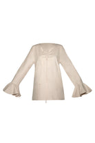 Kahshan-Beige 'Mini Pareo Dress'-Pareo & Bandana-1-Milagron.com