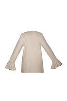 Kahshan-Beige 'Mini Pareo Dress'-Pareo & Bandana-2-Milagron.com