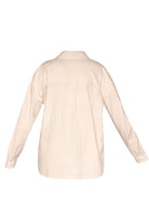 Kahshan-Beige 'signature' Linen Men Shirt-Gömlek-3-Milagron.com
