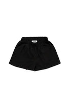 Kahshan-Black 'freedom' Linen Shorts-Şort-1-Milagron.com