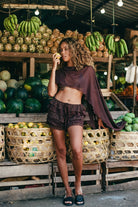 Cocoa Fluffer Shorts - 1