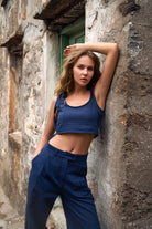 Kahshan-Navy 'Petit' Top-Top-1-Milagron.com